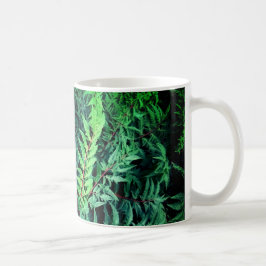 Grüne Zweige Kaffeetasse