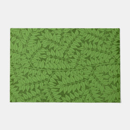 Grüne Zweigstelle Muster (Jungle Art) (William Mor Fußmatte