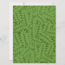 Grüne Zweigstelle Muster (Jungle Art) (William Mor Karte