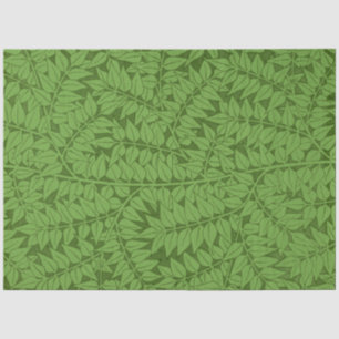 Grüne Zweigstelle Muster (Jungle Art) (William Mor Seidenpapier