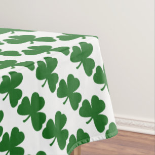 Grünen Kleeblatt-St Patrick Tagesklee Tischdecke