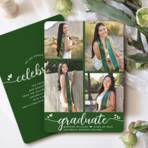 Grüner Abschluss 4 Foto Kalligrafie Herzstück Mode