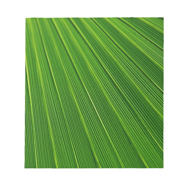 Grüner Abstrakter Hintergrund Notizblock (Vorderseite)