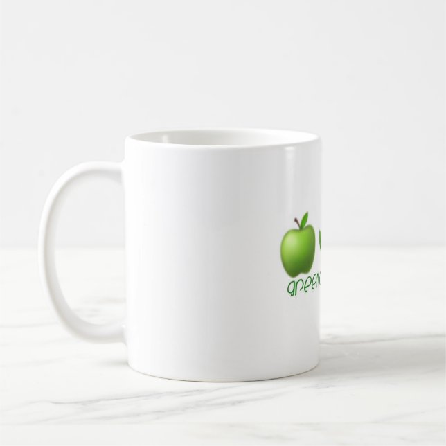 Grüner Afro Honig Becher 1 Kaffeetasse (Links)