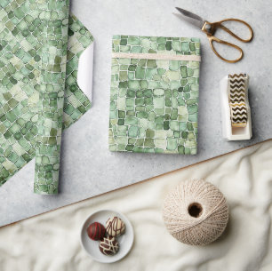 Grüner Alligator-Druck Geburtstag Geschenkpapier