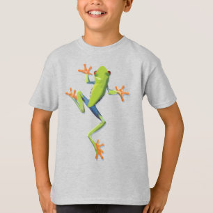 Grüner Amphibienbaum-Frog-T - Shirt