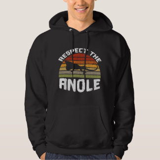 Grüner Anole Grafik Braune Anoles Haustier Echsenl Hoodie