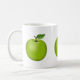 Grüner Apfel Kaffeetasse