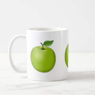 Grüner Apfel Kaffeetasse