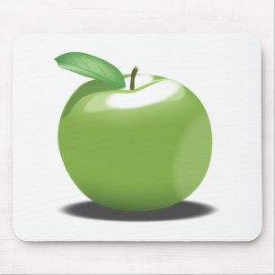 Grüner Apfel Mousepad
