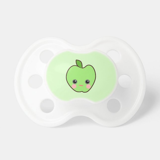 Grüner Apfel Schnuller (Vorne)