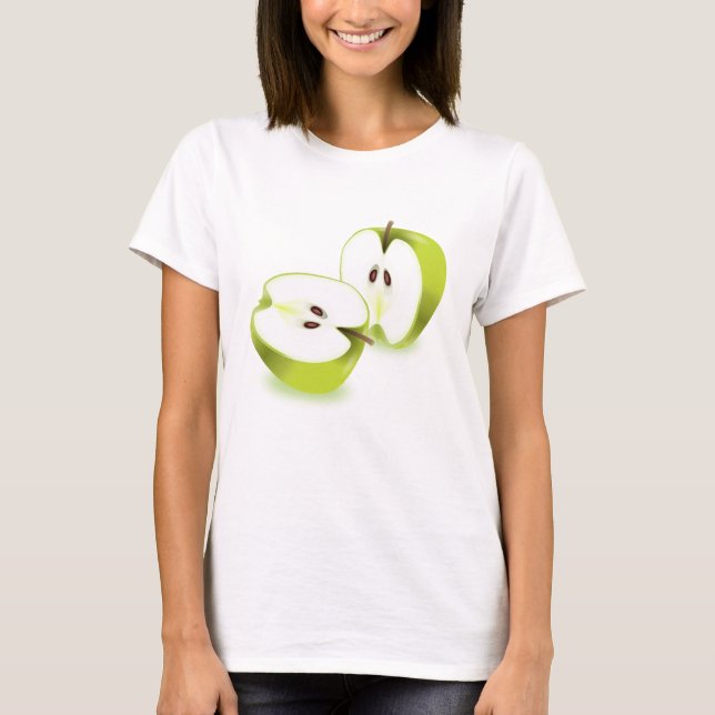 Grüner Apfel T-Shirt (Vorderseite)