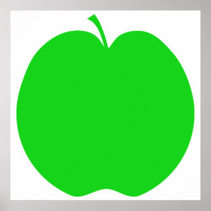 Grüner Apple Poster