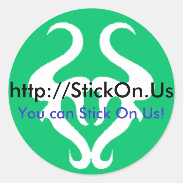 grüner Aufkleber (Vorderseite)