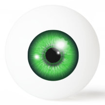 Grüner Augapfel Ping-Pong-Ball