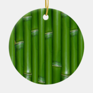 Grüner Bambus Keramikornament