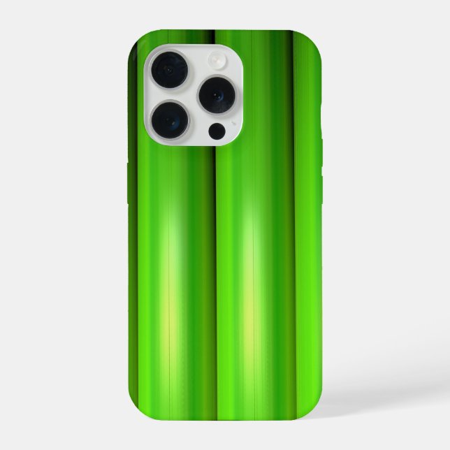 Grüner Bambus Satz iPhone Hülle (Rückseite)