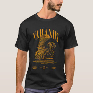 Grüner Baumwaran-Besitzer Streetwear Reptil T-Shirt