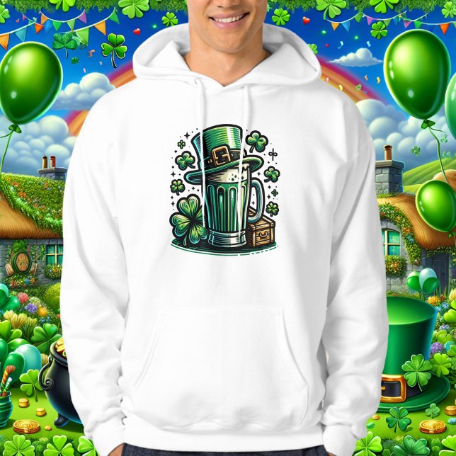 Grüner Bierhut Hoodie (Von Creator hochgeladen)