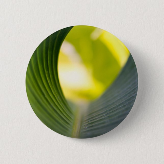 Grüner Blatt Button (Vorderseite)