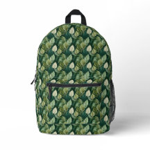 Grüner Blatt Naturinspirierter Rucksack