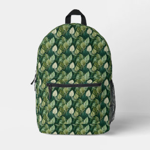 Grüner Blatt Naturinspirierter Rucksack