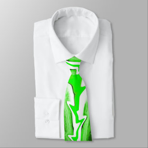 Grüner Blitz Krawatte