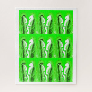 Grüner Blitz Puzzle