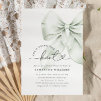 Grüner Bow, der das Brautparty des Knotens bindet