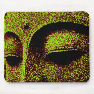 Grüner Buddha Mousepad