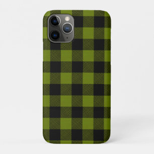 Grüner Büffel-Karo-Garten Case-Mate iPhone Hülle