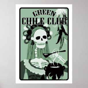 Grüner Chile Poster