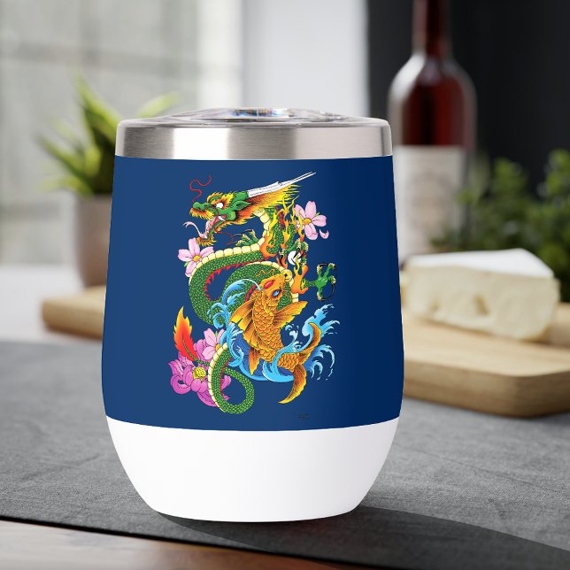 Grüner chinesischer Drache Koi (Von Creator hochgeladen)