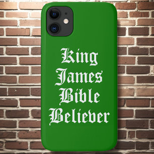 Grüner Christ Bibelgläubiger nach der King-James-B Case-Mate iPhone Hülle