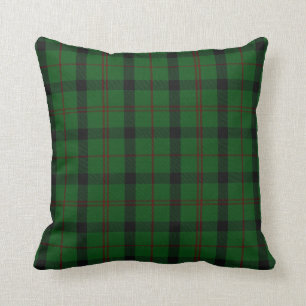 Grüner Clan Kincaid Tartan-kariertes Kissen