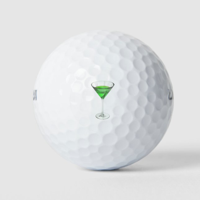 Grüner Cocktail Golfball (Vorderseite)