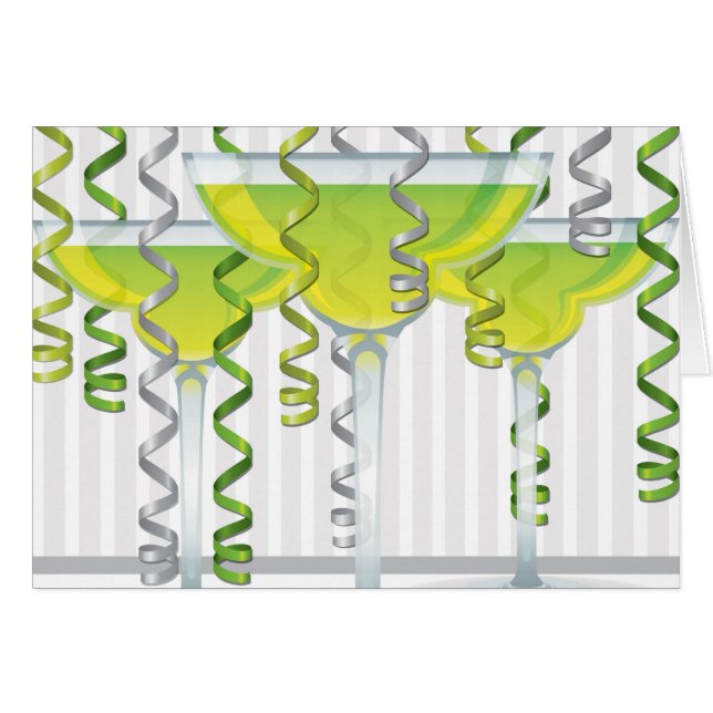 Grüner Cocktail und Band (Vorderseite (Horizontal))
