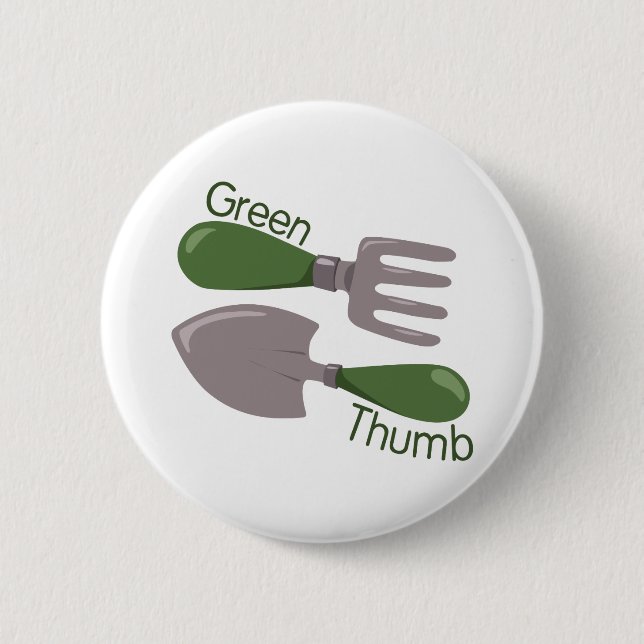 Grüner Daumen Button (Vorderseite)