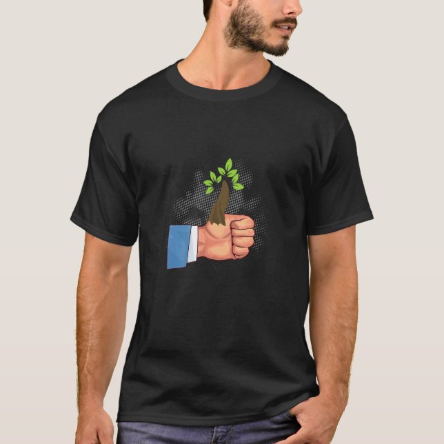 Grüner Daumen Hobbygärtner Gartenarbeit Gartenarbe T-Shirt (Vorderseite)