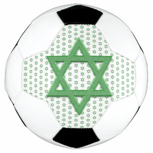 Grüner Davidstern Nahtlos Fußball