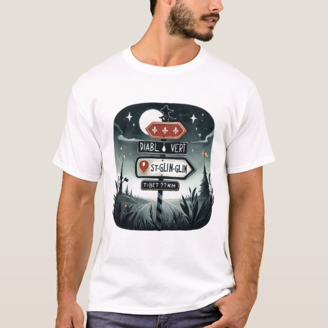 Grüner Diabetes oder St-Glin-Glin T-Shirt (Vorderseite)
