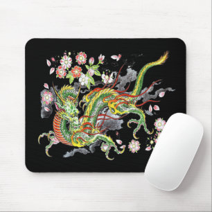 Grüner Drache Mousepad III