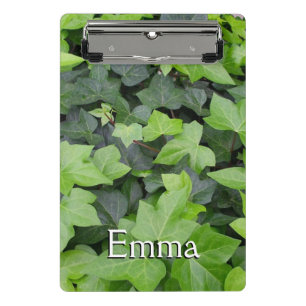 Grüner Efeu Botanischer Druck Mini Klemmbrett