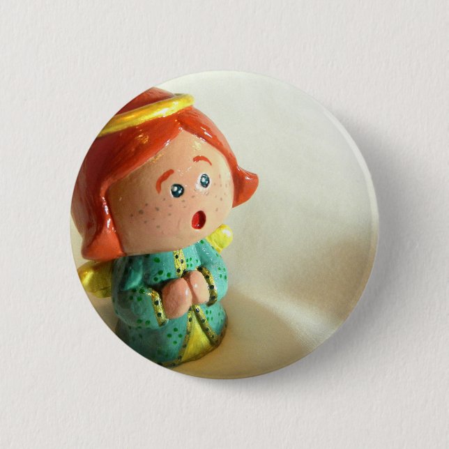 Grüner Engel II Button (Vorderseite)