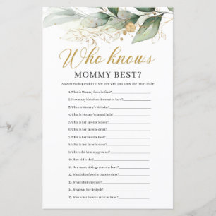 Grüner Eukalyptus, der das beste Spiel der Mama ke