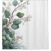 Grüner Eukalyptus-Pastell-Blumen-Whimsical-Botanik