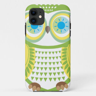 Grüner Eule iPhone 5 Kasten 11 Hülle