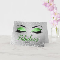 Grüner, fabelhafter Glitzer Augen Standard Geburts
