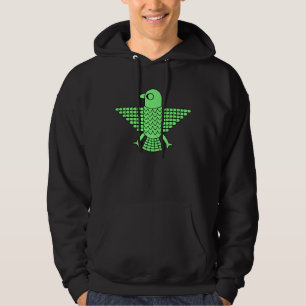 Grüner Falken Hoodie