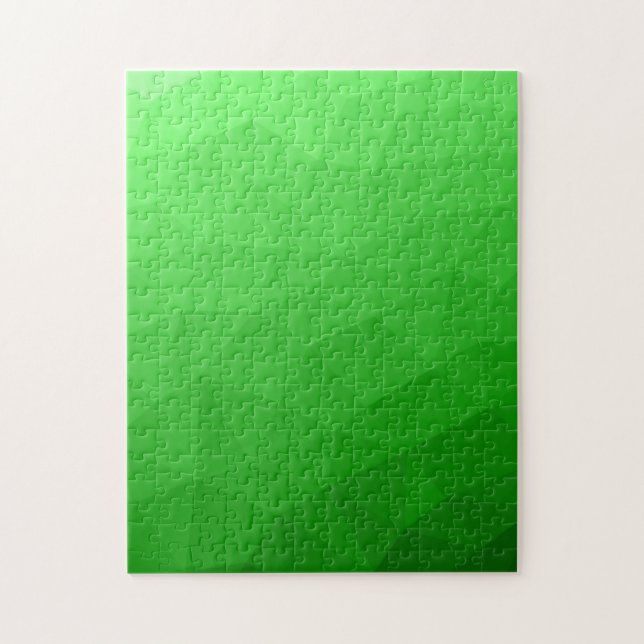 Grüner Farbverlauf geometrisches Maschenmuster Dre Puzzle (Vertikal)